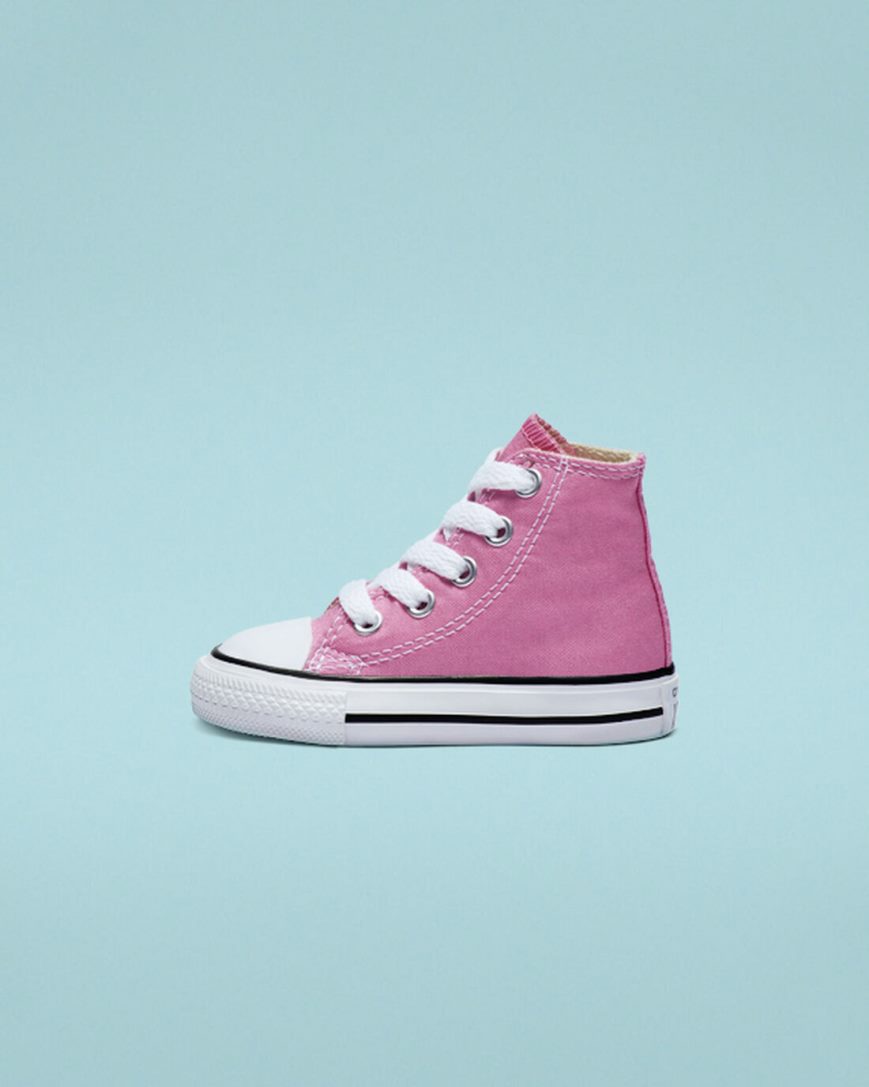 Girls' Converse Chuck Taylor All Star Classic High Top Shoes Pink | AU 63540S